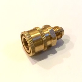 HOTEISON One-Touch Coupler High Pressure Washer M14 Screw Conversion Adapter (1/4 Female to M14 Male Thread)