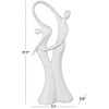 Deco 79 Ceramic People Dancing Sculpture, 7" x 4" x