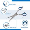 Laazar Pro dog grooming scissors, Straight Pet grooming shears, with