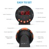 AMIR Dual Extra Loud Alarm Clock with Bed Shaker, Sonic