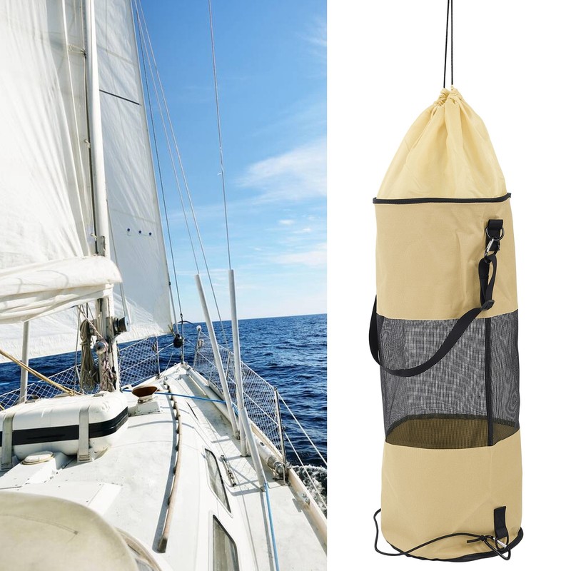 Boat Trash Bags Reusable Waterproof Portable Mesh Trash Bags for