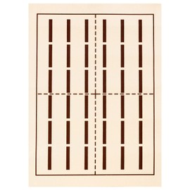 Sumiundo Calligraphy ajiki Rebi Nihon! Freely Multi-Purpose ajiki 1mm Line Drawing Half-Paper 27175