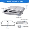 Jacgood Chafing Dish Buffet Set 4 Pack 8QT Stainless Steel