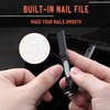 BEZOX Nail Clippers Set of 2 - Stainless Steel Fingernail