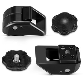 Dreyoo 2 Set Football Chin Strap Cam Lock Housing and Thumb Screws Compatible with Riddell SpeedFlex Helmet, Durable Football Chinstrap Cam Lock Housing Set Keep Stability of Youth Football Helmet