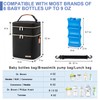 BABEYER Breastmilk Cooler Bag with Ice Pack Fits 6 Baby
