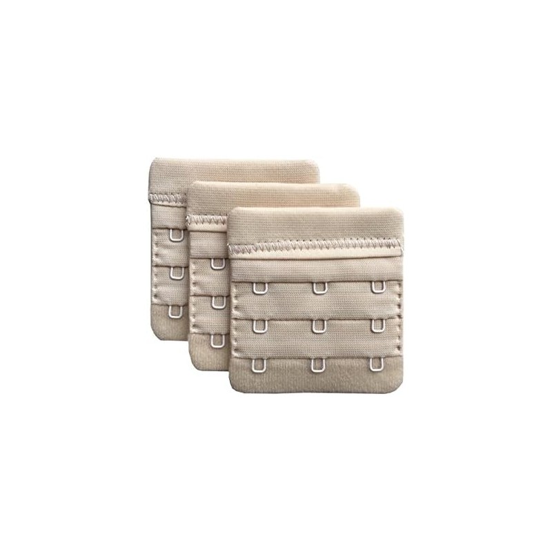 Mujer Pack de 3 Cómodo suave 3 ganchos extensor para