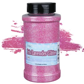 TORC Iridescent Pink Fine Glitter 1 Pound 16 OZ Glitter Powder for Tumblers Resin Crafts Slime Cosmetic Nail Painting Festival Decoration