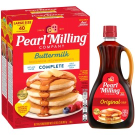Pearl Milling Company Pancake Mix and Syrup Bundle 64 Ounce Complete Set