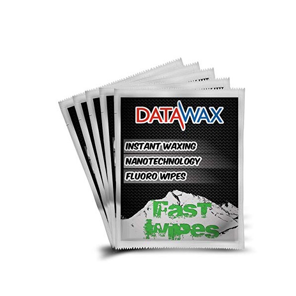 Fast Wax DataWax Wipes Ski, Green, Box of 5
