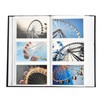 ARPAN 6x4 Designer Photo Album with 300 Pockets, Black Floral,