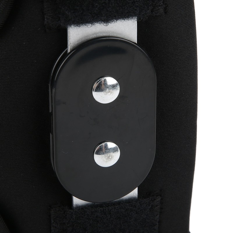 Hinged Knee Brace Support Adjustable Knee Joint Pads with Strap
