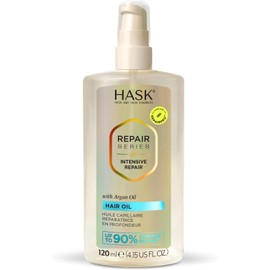 HASK, Aceite Capilar Intensive Repair, Reparación del Cabello Dañado, con Aceite de Argán y RepairPro™