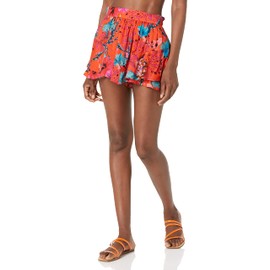 Desigual Women's Short_Alondra Swimwear Throw, orange