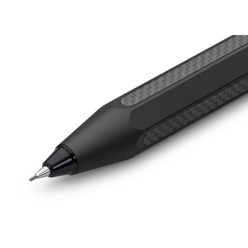 Kaweco AC SPORT Mechanical Pencil Black Aluminium Black Lead Thickness