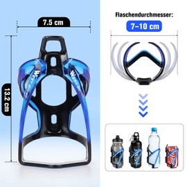 Bottle Holder Bicycle Drink Holder Bicycle Bottle Holder Improved Version Water Bottle Holder Bicycle Beautiful Unbreakable Lightweight Bicycle Bottle Holder Blue