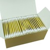 1050pcs CGR Organic cotton Swabs, 100% Cotton Double-Tipped, Bamboo Sticks(compostable),