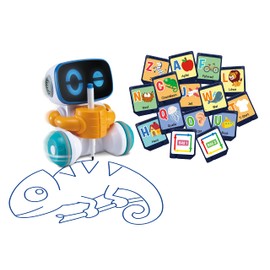 VTech Codi, Clever Drawing Robot, Interactive Friend Who Moves by Itself and Draws with Pen in His Hand, for Children Aged 4-8 Years