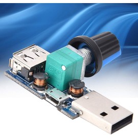 JUTOSU USB Speed Controller, Speed Controller, Power Controller, Speed Regulator, Speed Controller Switch, Variable Speed Switch Module, Mini Rotation Control Potentiometer, DC Motor, Mini Motor,