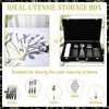Pickmesh Silverware Case with Lid and Handle, Silverware Storage Box