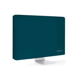 MOSISO Monitor Dust Cover 22, 23, 24, 25 inch Anti-Static Dustproof LCD/LED/HD Panel Case Computer Screen Protective Sleeve Compatible with iMac 24, 22-25 inch PC, Desktop and TV, Teal Green