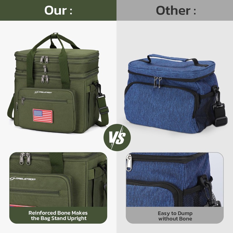 Maelstrom Tactical Lunch Box for Men, 23L Insulated Lunch Bag,