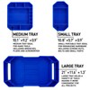 Aocoom 3pcs Large Non-Slip Flexible Silicone Tool Tray, Mechanic Tool
