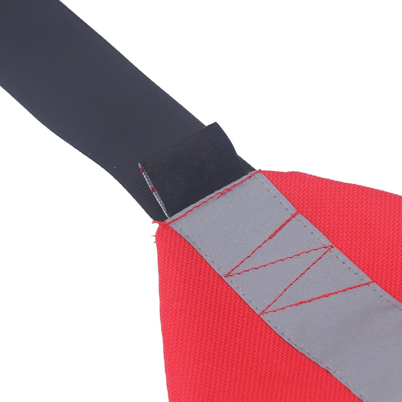 Kayak Safety Flag Multipurpose Oxford Cloth Towing Canoe Red Warning