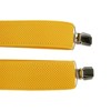 Olata Unisex fully adjustable Clip on Braces/Suspenders, 3.5cm - Yellow