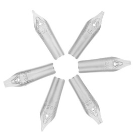 TEHAUX 60 Pcs Calligraphy Pen Nibs Replacement Set 6 Sizes for Fountain Pen Writing