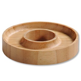Kesper Egg cup, material: bamboo, dimensions: diameter 10 cm, height: 2 cm, colour: brown, 58165