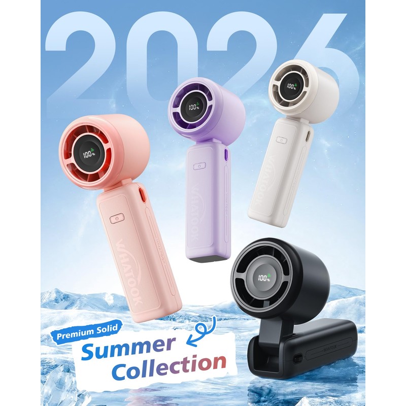 High Speed Handheld Fan Rechargeable Personal Portable Fan