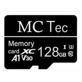 MCTec Memory Card, 128GB, A1 V30 XC, High Speed, Video, Pictures (128.0, GB) 100mb/s, Cameras, I Phones, Game Console