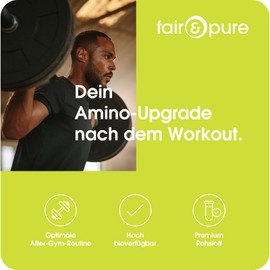 Fair & Pure L-Glutamine In Free Form, Bioavailable & Vegan ,750Mg (180 Capsules)