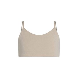 Bleum Neutral Bra - Training & First Bra - Ultra Soft Cotton Fabric Reversible Bra for Teens (10, Honey-Sky)