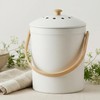 Beautiful Kitchen Compost Bin with Smell Proof Lid - Rust