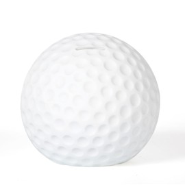 H&W Golf Ball Piggy Bank for Boys,Shatterproof Money Bank,Large Ball Sport Themed Coin Bank,Best Money Box Birthday Gifts for Kids