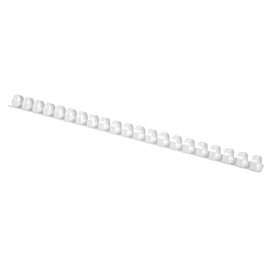 Binding Combs Office Products A4 10mm (65 Sheets) 100 Pcs White/Presentation/Type-21 Rings/Kind-Spiral/Material-Plastic/Colour-White/Format-A4 / Size-10mm