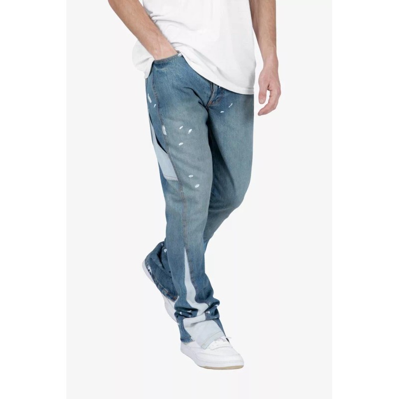 MNML Mens B425 Patch Flare denim size 31 Blue