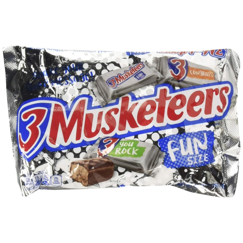 3 Musketeers Fun Size Bars, 10.48 Ounce (Pack of 2)
