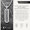 RTZN® Meteorite Necklace for Men – Premium Meteorite Mens Column