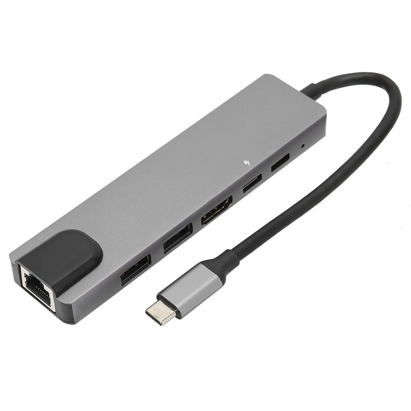 6 In 1 USB C Hub to 4K At 30HZ