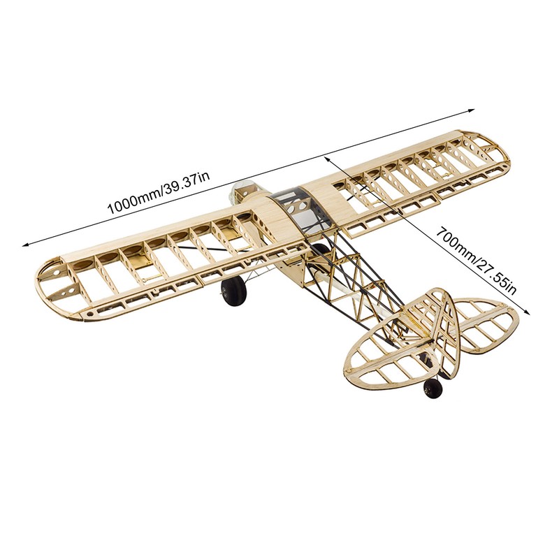 S38 Savage Bobber 1000mm Wingspan Balsa Wood Remote Control Airplane
