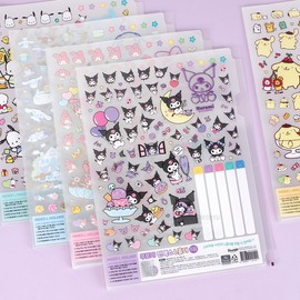 Sanrio Index L Holder 5-Pack File Elsa File Kuromi / 산리오 인덱스 L홀더 5입 화일 엘자파일 쿠로미