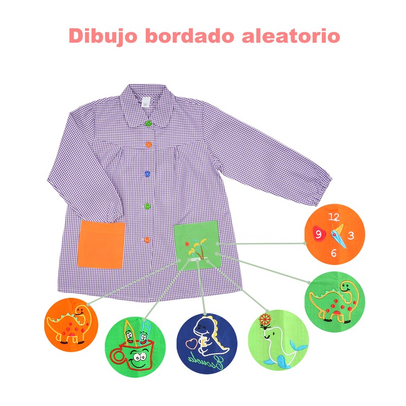 ETREXONLINE Kids School Painting Apron Craft Apron for Kids with