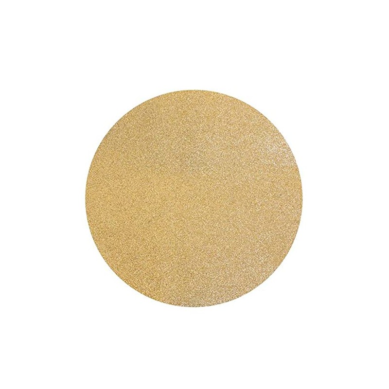 Chaks Set of 6 Premium Gold Sequin Placemats 34cm