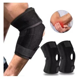 Par Coderas Elastica Compresión Deporte Proteccion Gym Pesas