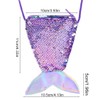 SGERUFZ Mermaid Bag Children 1 Piece Sequin Purse Mini Crossbody