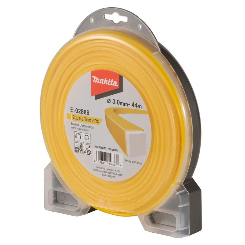 Makita E-02886 Strimmer Line Square 3.0 mm x 44 m