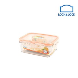 Lock&amp;Lock Bisfree Rectangular 350ml / LBF806, Lock&amp;Lock LBF806 Orange / 락앤락  비스프리 직사각 350ml / LBF806, 락앤락 LBF806 오렌지